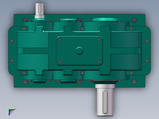 ZLY型硬齿面圆柱齿轮减速器112俯视缩略图