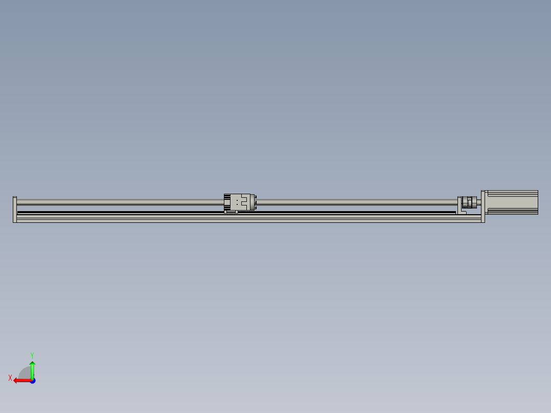 模组FSK40-L10C7-BC-T40（1000行程）后视图