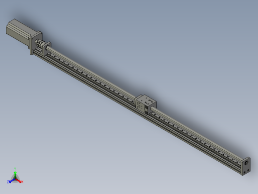 模组FSK40-L10C7-BC-T40（1000行程）正等轴测缩略图