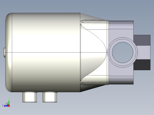 1DKPDVCP NC 气动隔膜阀常闭与男性的两端，公制系列PVC-U右视缩略图