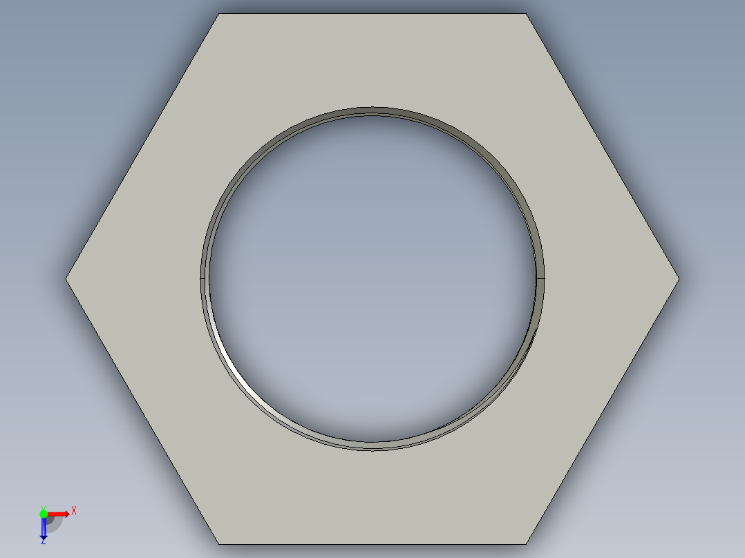 船舶管路系统SeaCor_ReducerBushing_FPTxSPIG_37J138338_3in x 2in俯视图