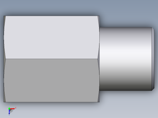 卡套式工业通用硬管接头EO_Swivel_connector_GAI06SR71X俯视缩略图