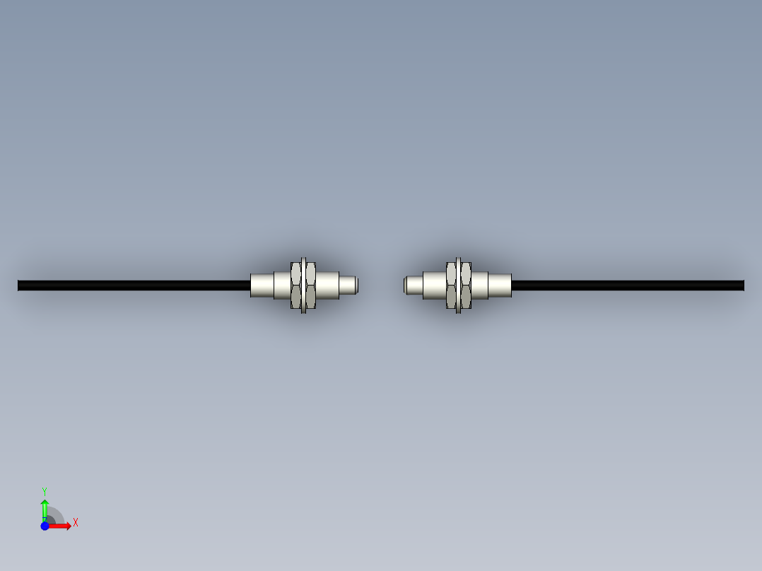 光纤元件对射型FT-D610前视图