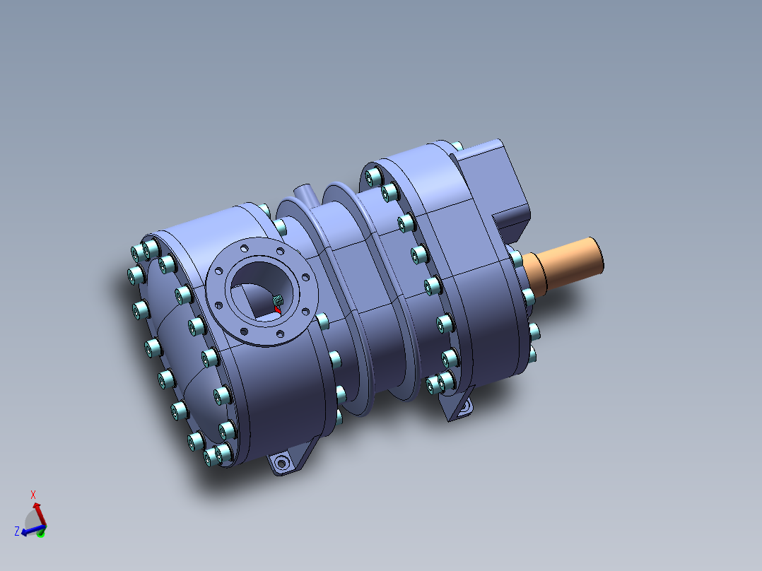 螺杆压缩机设计 SW三维+CAD+说明书