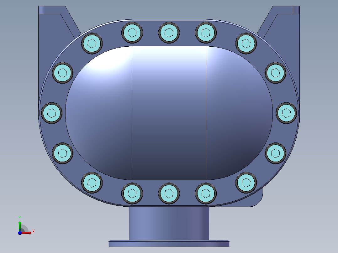 螺杆压缩机设计 SW三维+CAD+说明书前视图