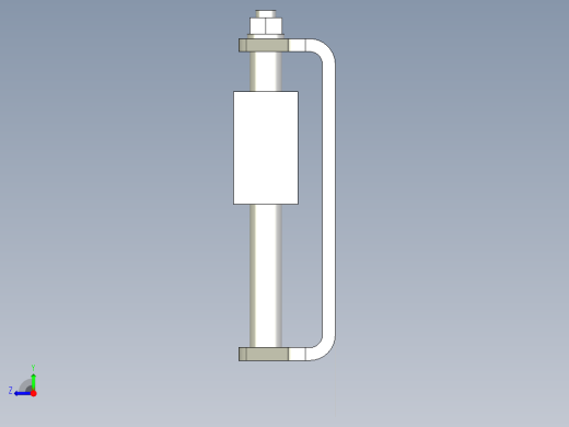自動滑動張力器AST-3D多系列多零件图纸模型右视缩略图