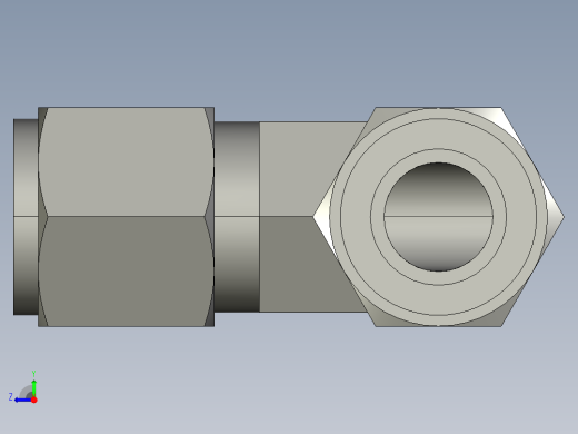 卡套式工业通用硬管接头10_ebu-s右视缩略图