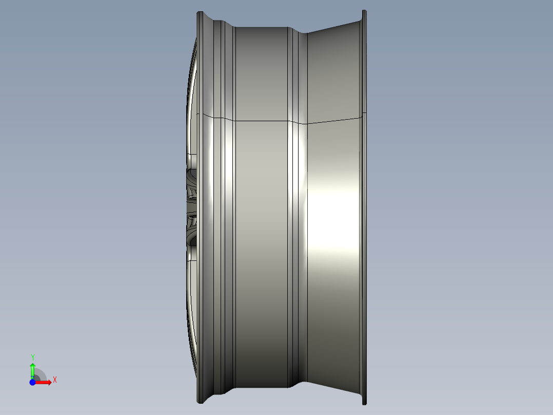 HAMANN轮毂3D图纸 IGS格式前视图