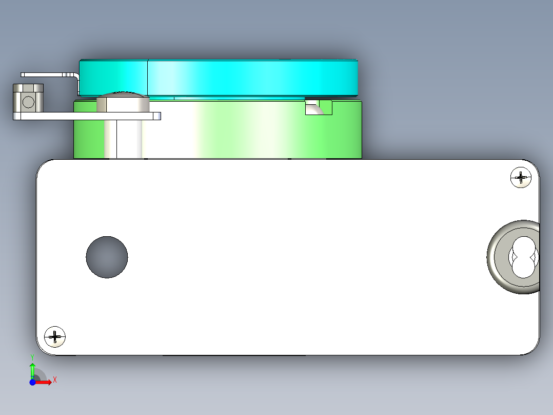 威洛博LNR电动转台LNR50-H-k-S-N前视图
