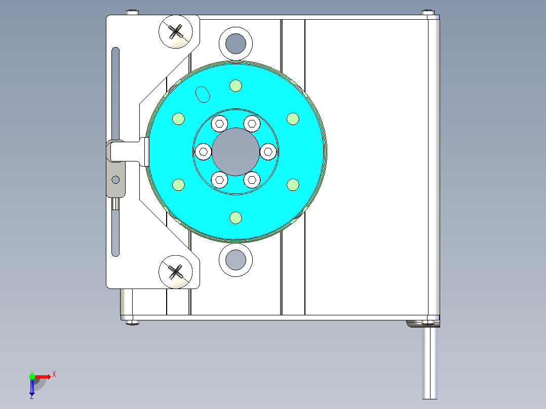 威洛博LNR电动转台LNR50-H-k-S-N俯视图