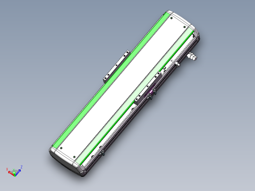 MTH丝杆半封闭模组MTH17-M-400WB正等轴测缩略图