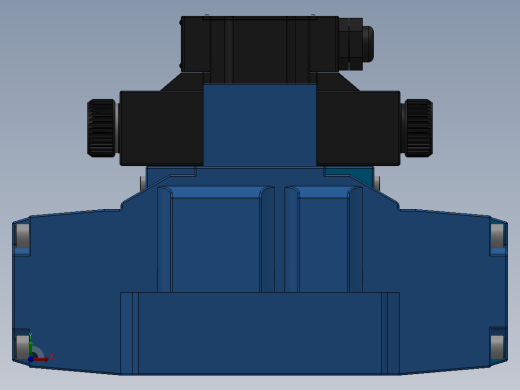 FWH-06交流线盒式电液换向阀左视缩略图