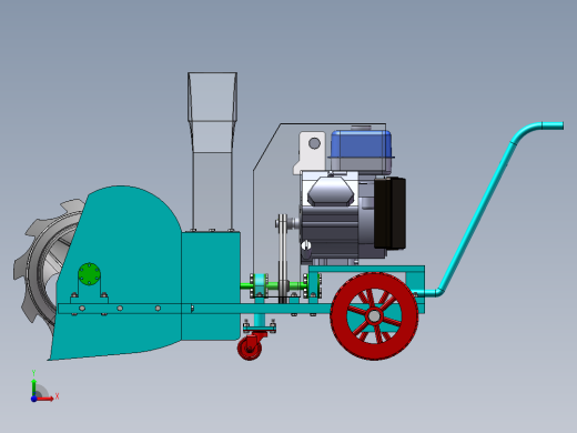 手扶式除雪机1前视缩略图