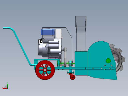 手扶式除雪机1后视缩略图