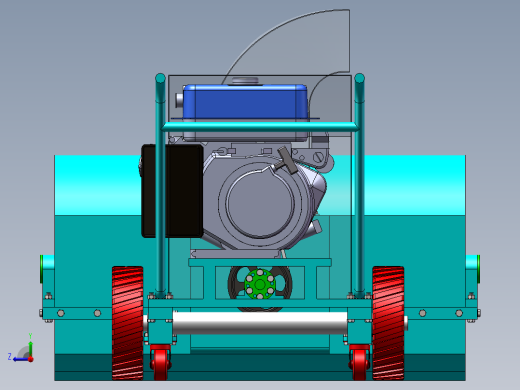 手扶式除雪机1右视缩略图