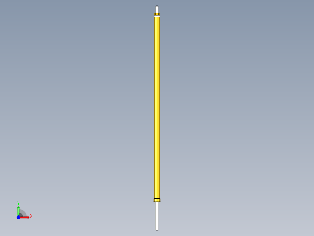 遥控船轴前视图