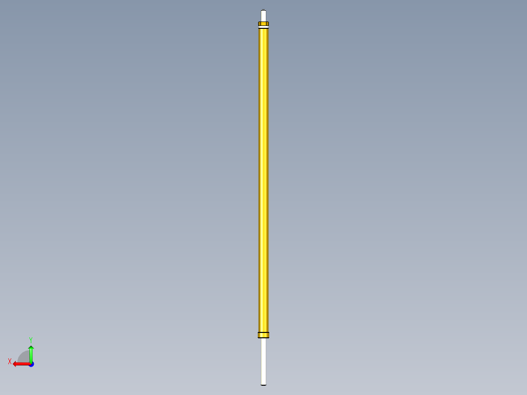 遥控船轴后视图