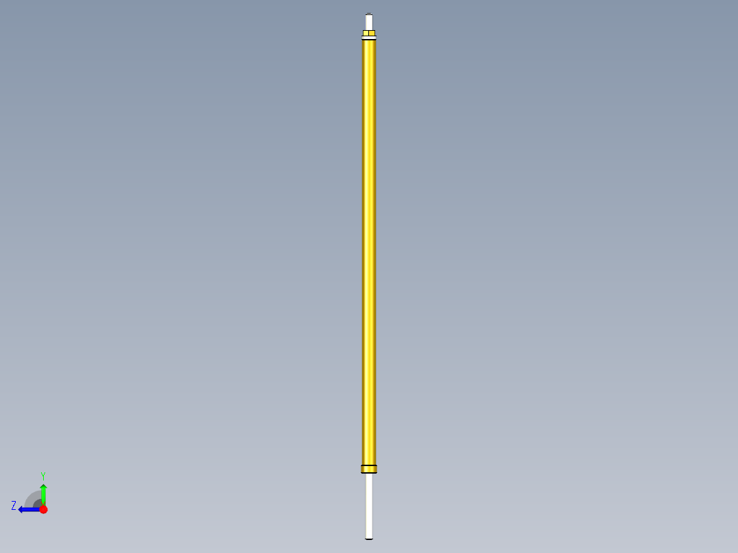 遥控船轴右视图
