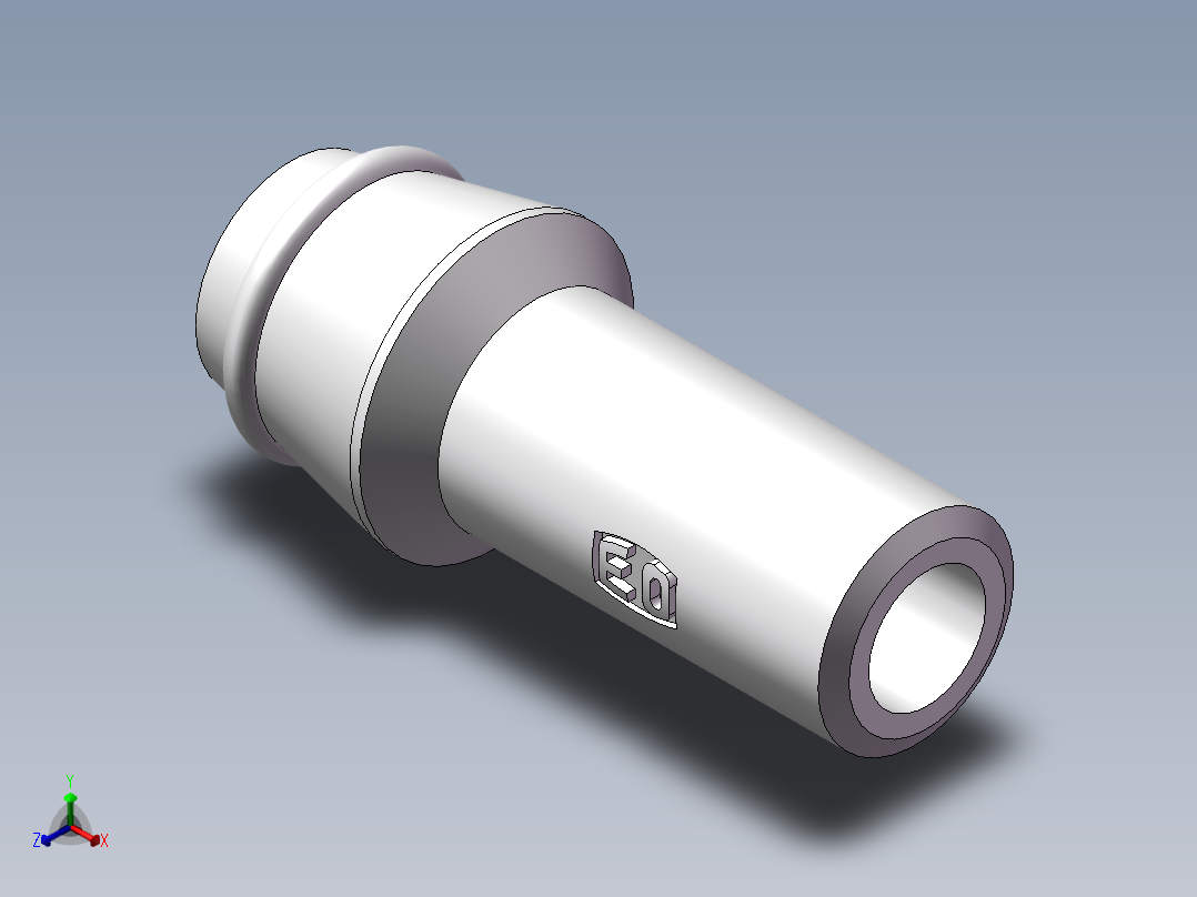 90度焊接接头、SKA10X2正等轴测图