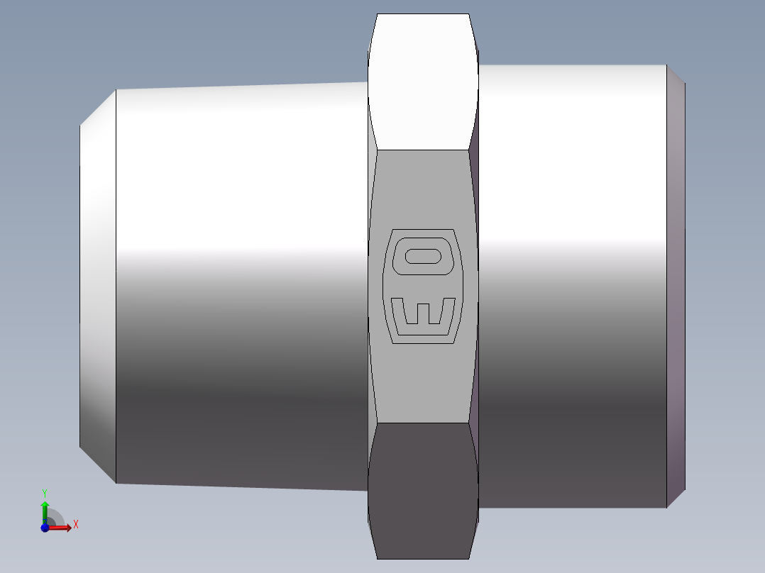 美制锥螺纹、1CN-30-12前视图