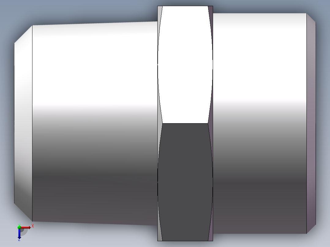 美制锥螺纹、1CN-30-12俯视图