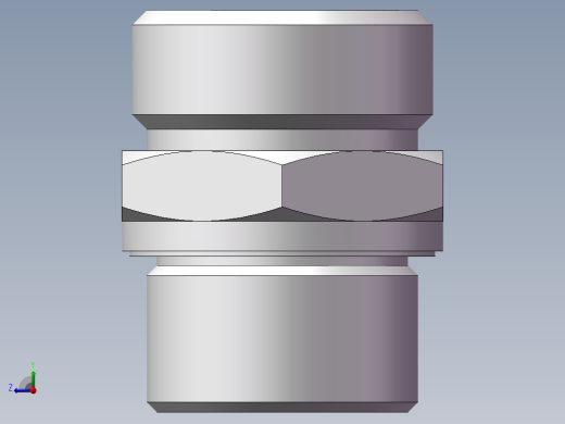 公制螺纹ED密封、1CM-30-27WD右视缩略图