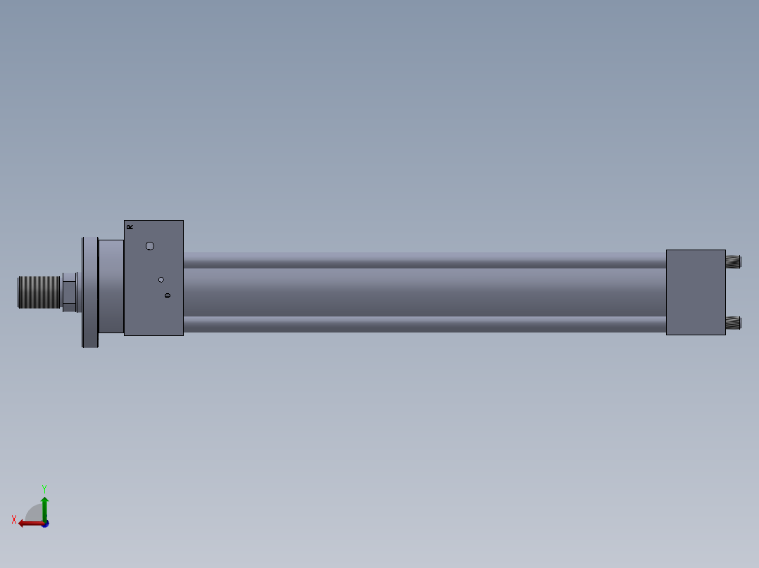 拉杆液压缸r-40x25x251-mm-1.snapshot.1后视图