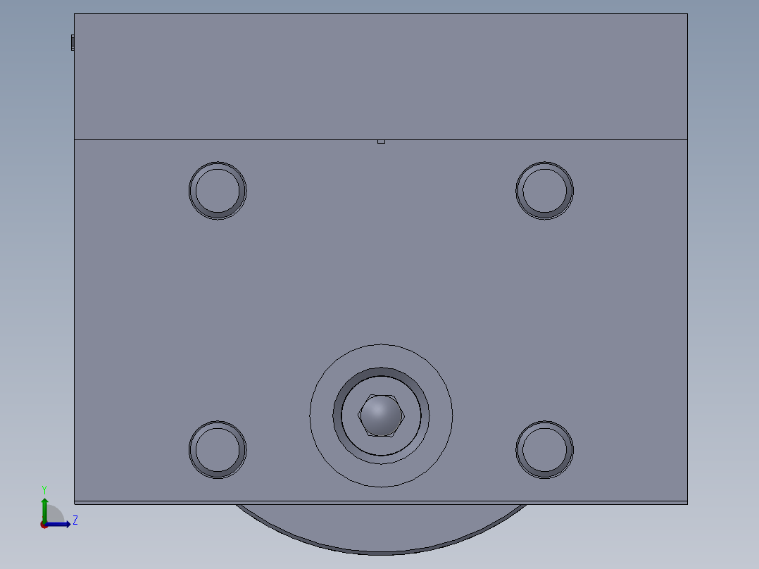 拉杆液压缸r-40x25x251-mm-1.snapshot.1左视图