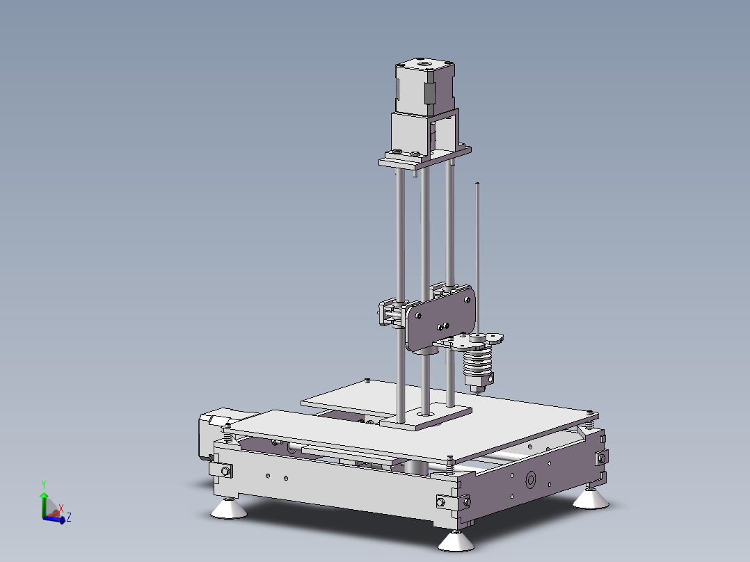 3D打印机设计模型+图纸--1046818--1060