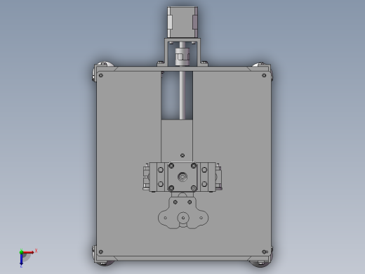 3D打印机设计模型+图纸--1046818--1060俯视缩略图