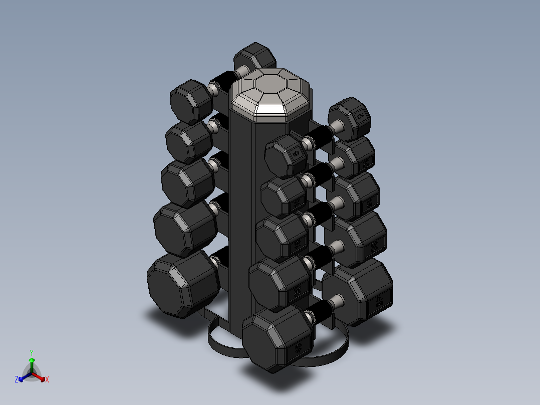 健身器材(24)正等轴测图