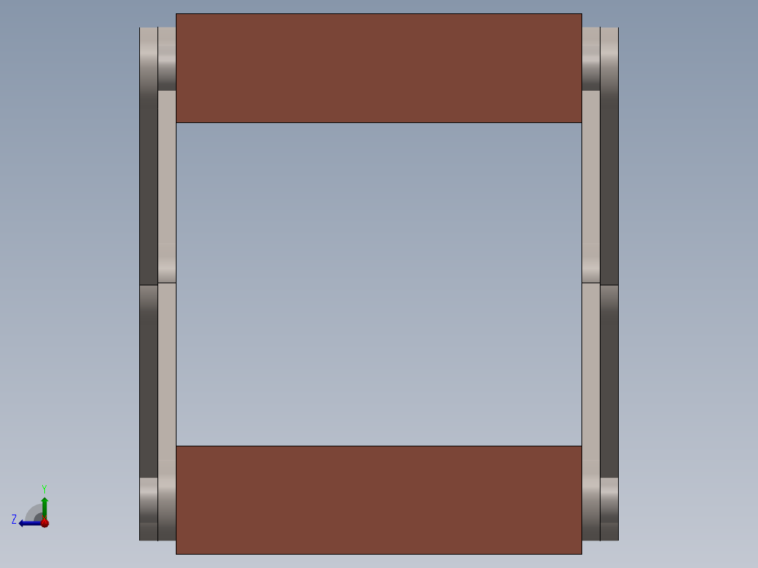 剪式升降台 (1)右视图