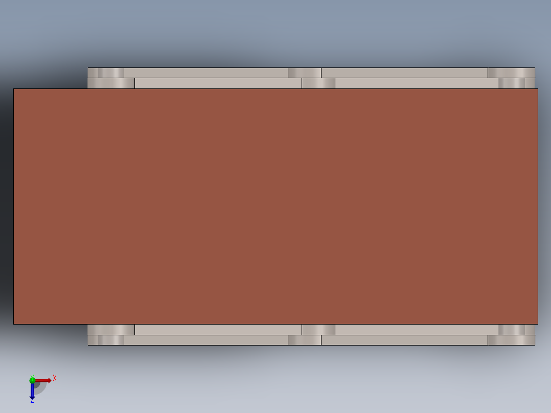 剪式升降台 (1)俯视图