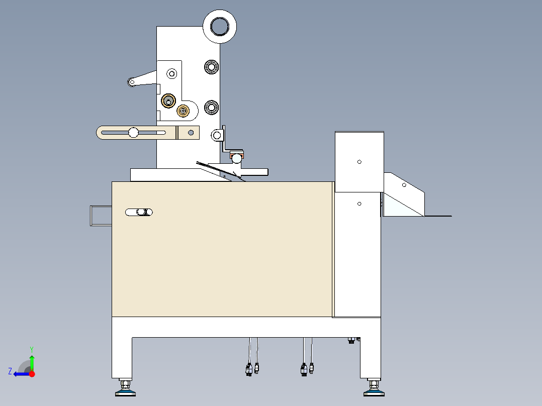 A3003723-流包装机右视图