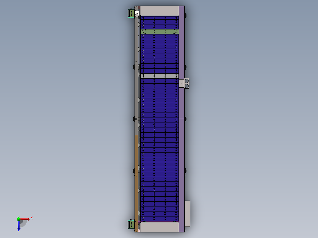 3.5m 板式输送线俯视图
