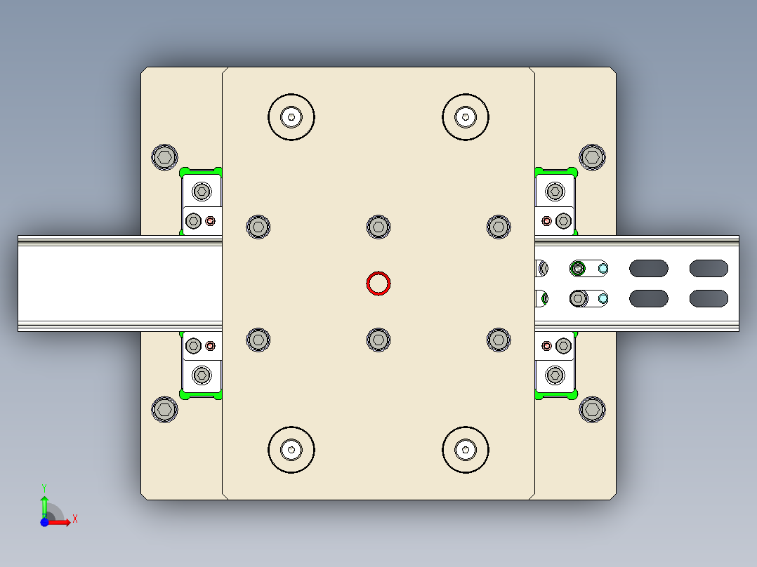 NPI80冲孔模前视图