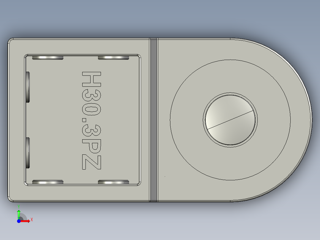 H30-外接头装配体2前视图