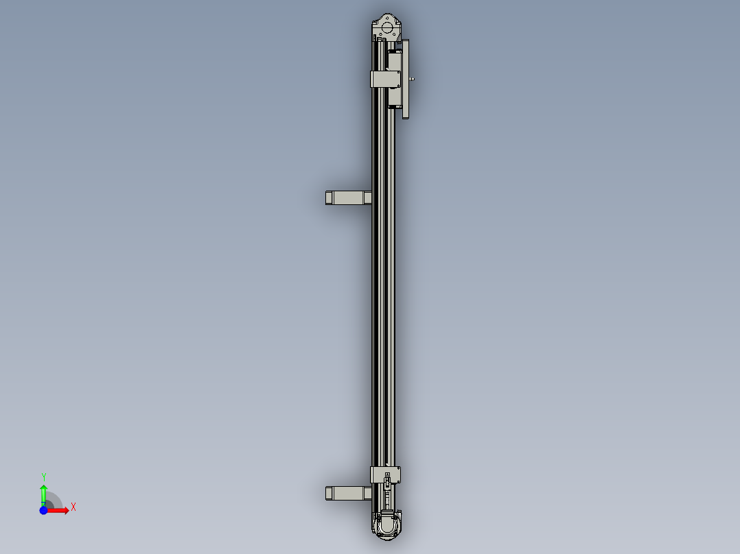 AHAVI-07下料滑台机构前视图