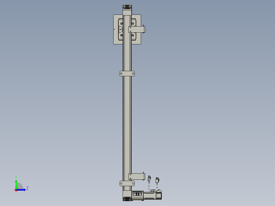 AHAVI-07下料滑台机构左视图