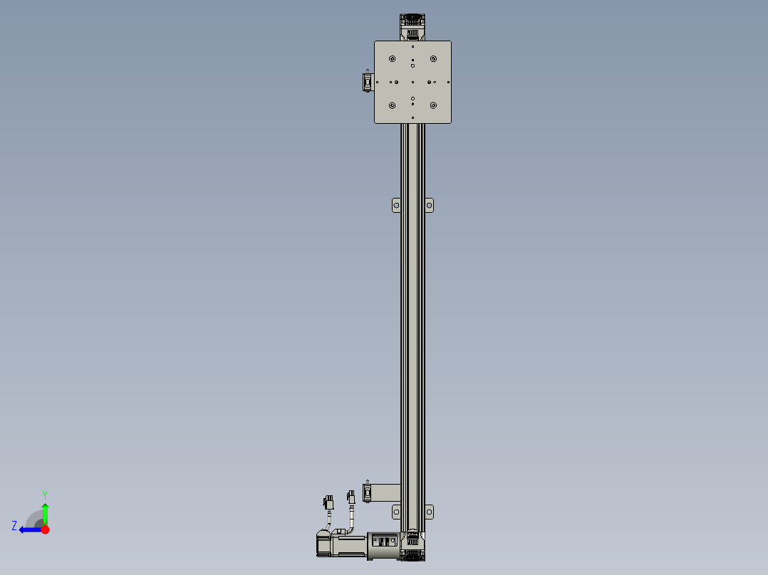 AHAVI-07下料滑台机构右视图