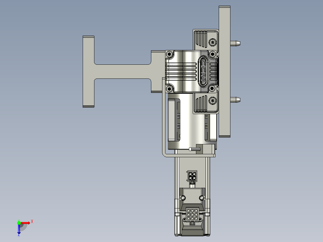 AHAVI-07下料滑台机构俯视图