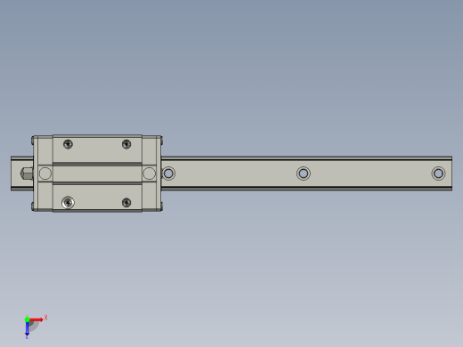 滑轨EGH15CAEL200俯视缩略图