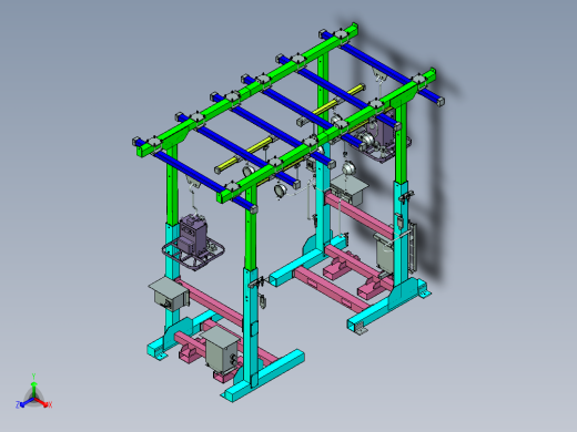 弹性助力挂架设备设计