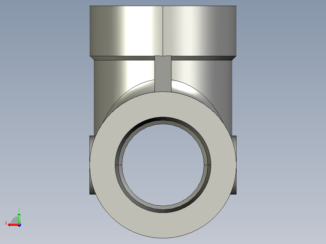 P127-3通2分内牙后视图