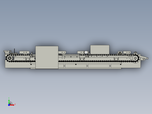 LXYC-BOSS0100滚子输送组件装配前视缩略图