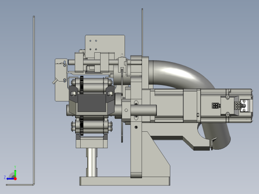 LXYC-BOSS0100滚子输送组件装配右视缩略图