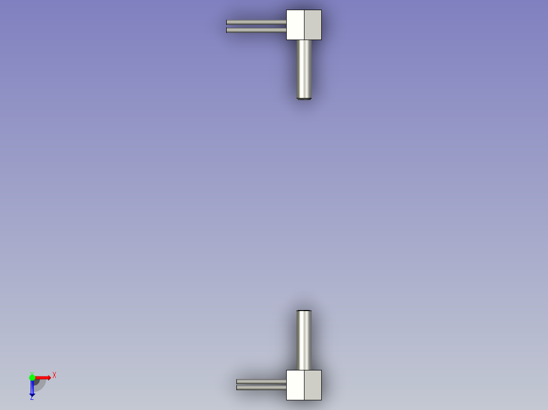 M3-90度对射光纤1米长ER2-22N(距离34)俯视图