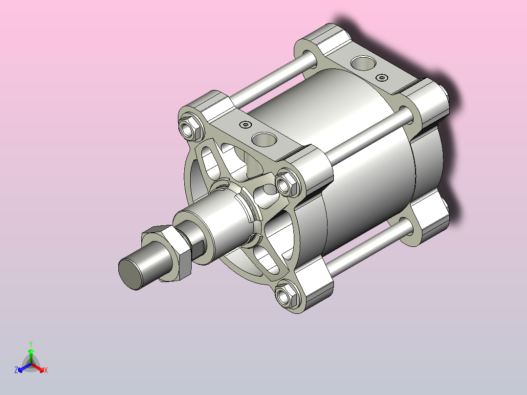 FESTO气缸DSBG-160-50-PPVA-N3---_0_正等轴测图