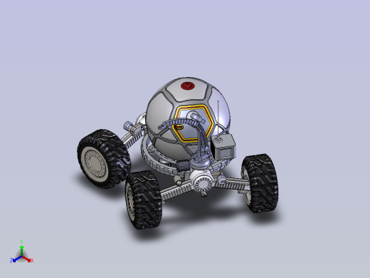 火星车正等轴测缩略图