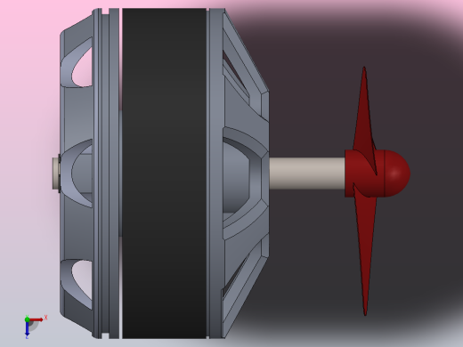 无刷DC电机俯视缩略图